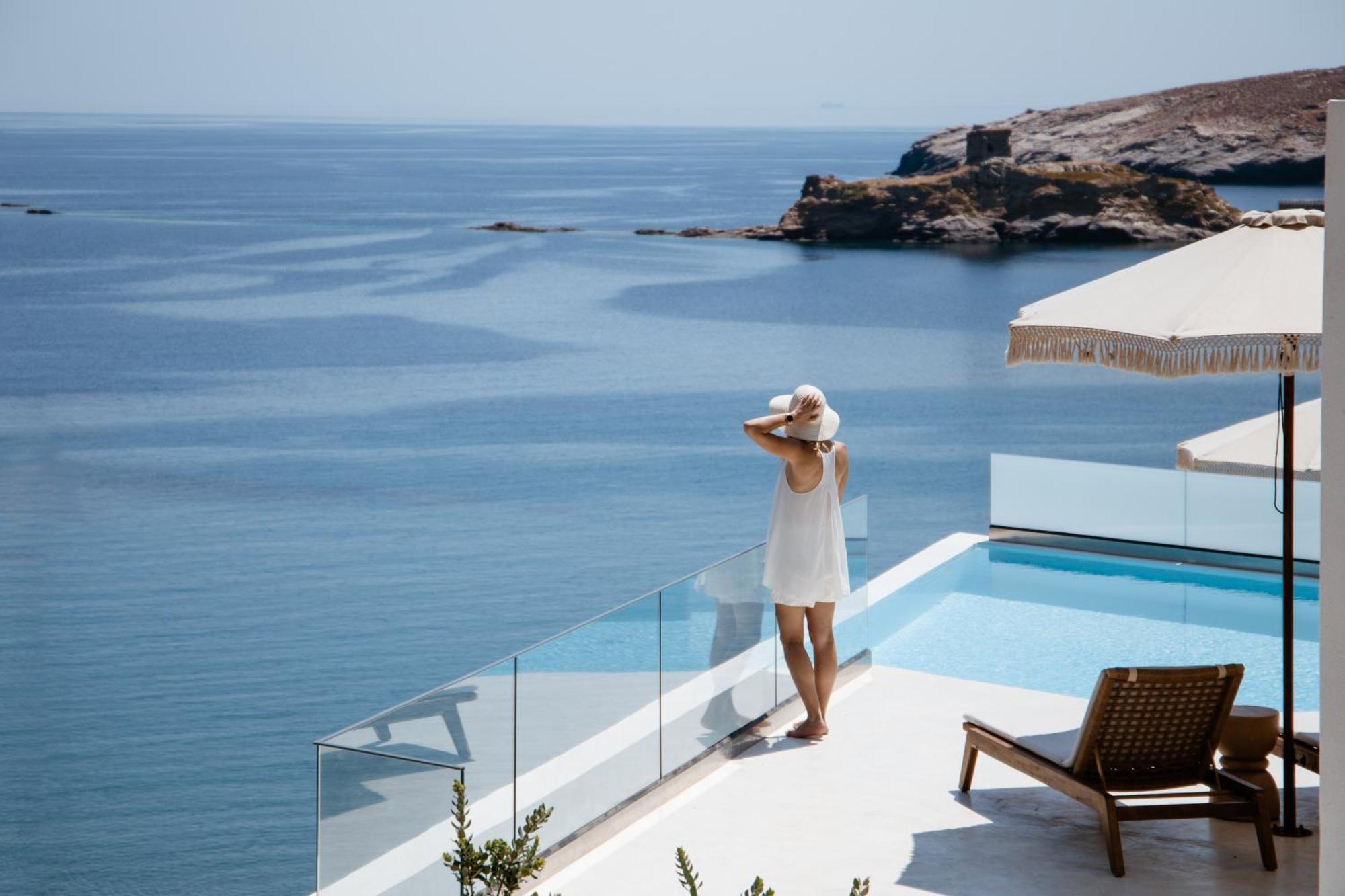 Golden Vista, Beachfront Suites By Explore Andros Buitenkant foto