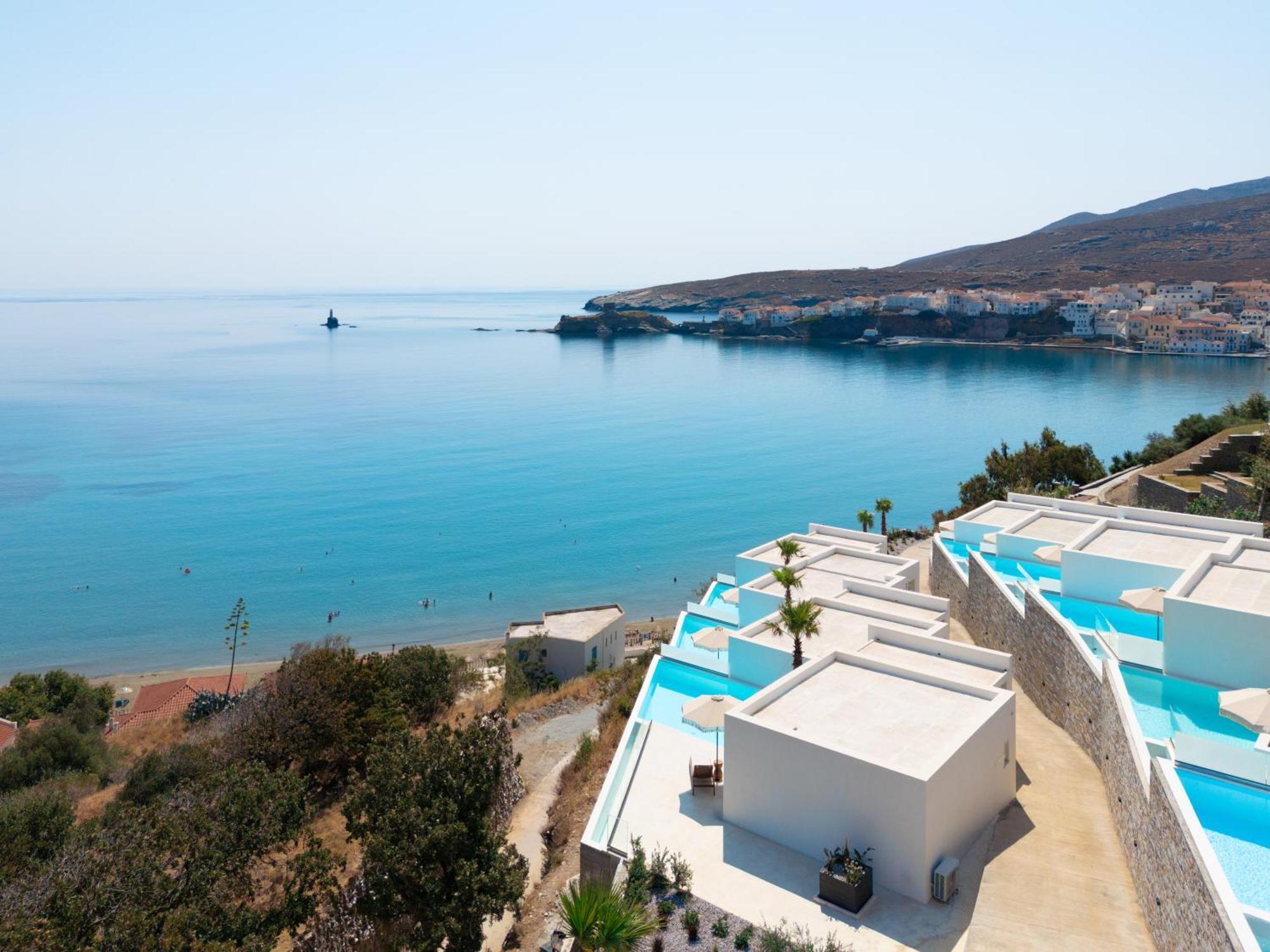 Golden Vista, Beachfront Suites By Explore Andros Buitenkant foto