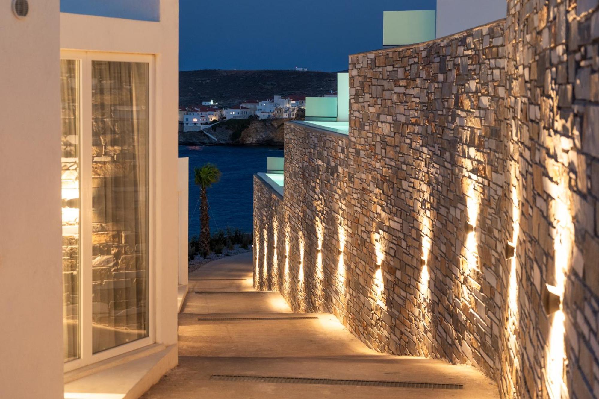 Golden Vista, Beachfront Suites By Explore Andros Buitenkant foto